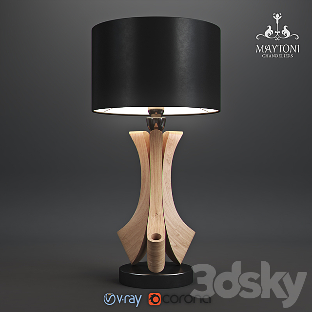 TABLE LAMP BRAVA MOD239-01-B_MY 3DSMax File - thumbnail 1