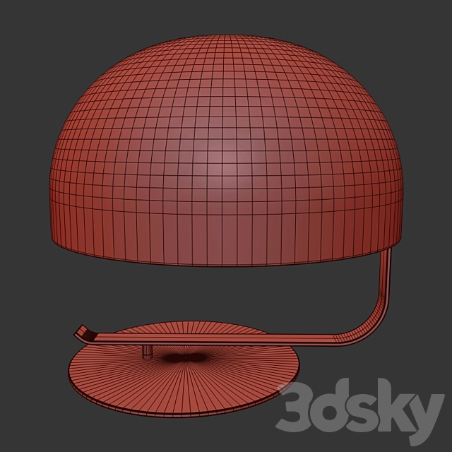 Table Lamp by Marco Zanuso for Oluce 3DSMax File - thumbnail 3