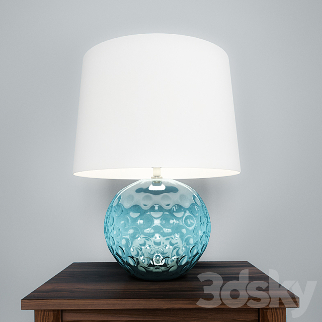 Table lamp Caprice Aqua Glass 3DSMax File - thumbnail 1