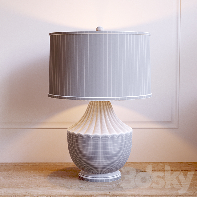 Table Lamp Carousel Table Lamp 3DSMax File - thumbnail 2