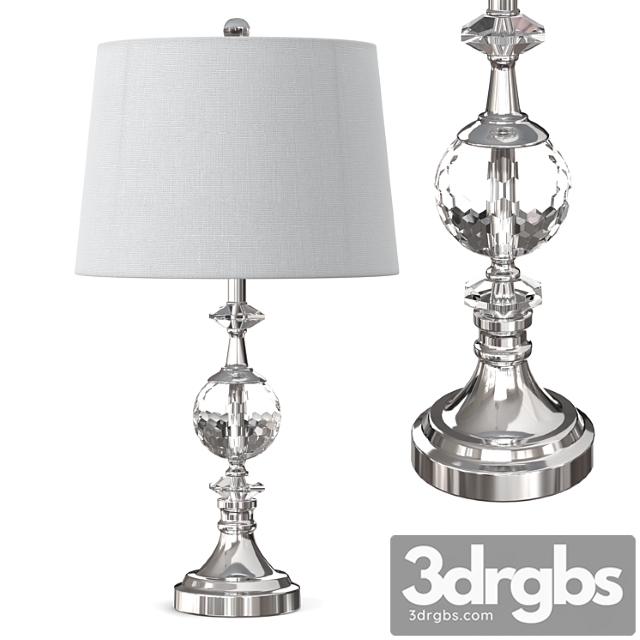 Table lamp channing chrome - thumbnail 1