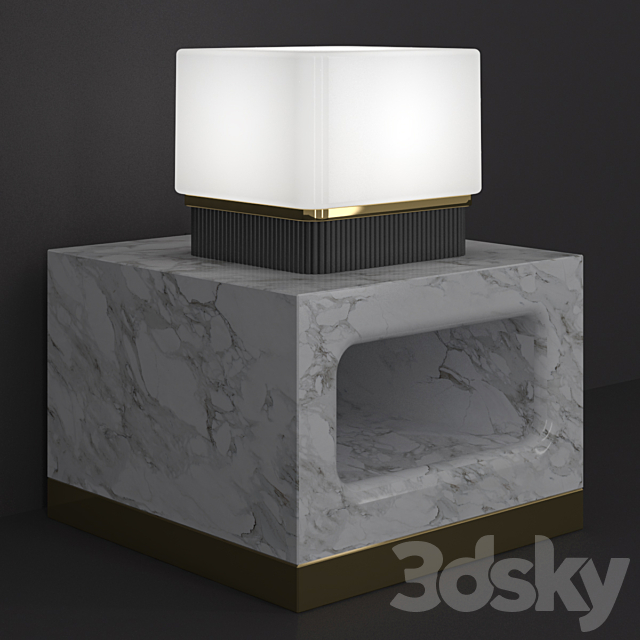 Table lamp Chica Boum numero111 (V-Ray) 3DS Max Model - thumbnail 2