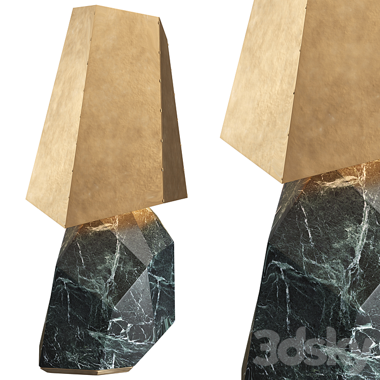 Table lamp Ciacomo Ravagli Barometro 2.1 3DS Max Model - thumbnail 1