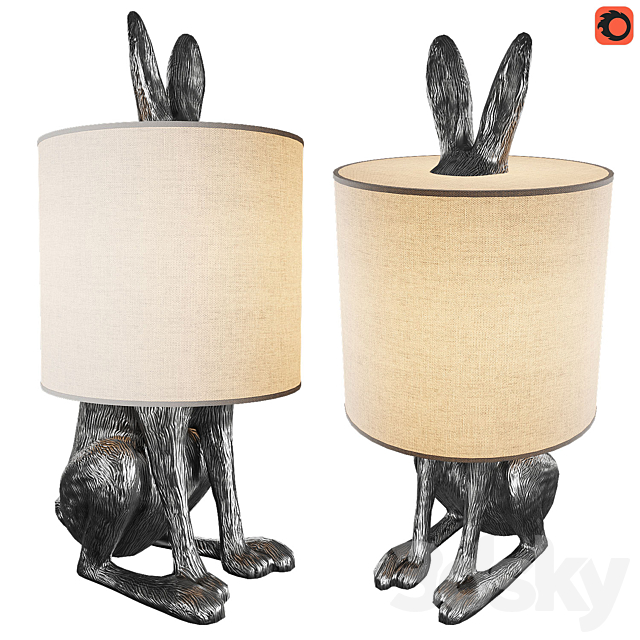 Table lamp Coniglio by Romatti 3DSMax File - thumbnail 1