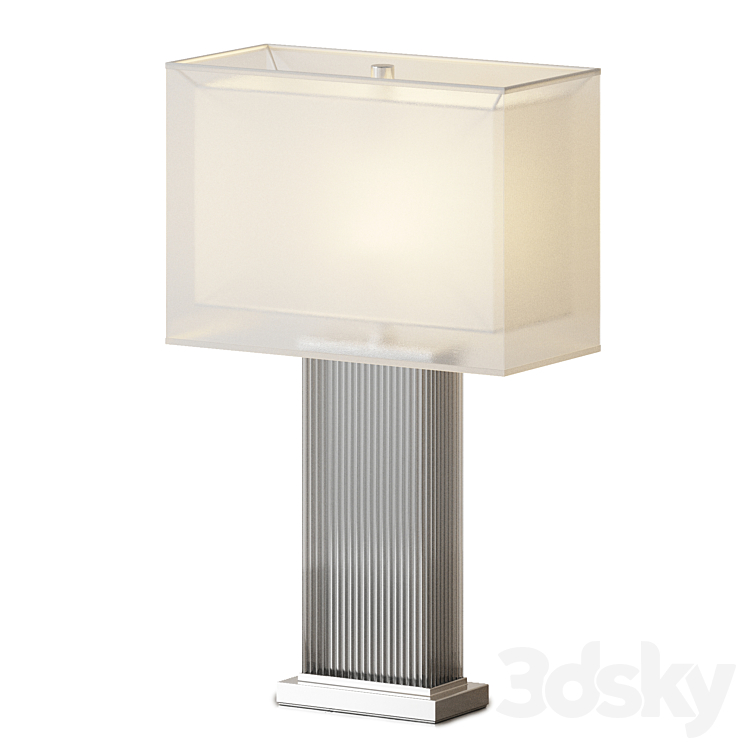 Table lamp Dantone Home Charleston 2 3DS Max - thumbnail 1