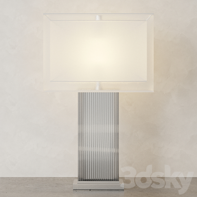 Table lamp Dantone Home Charleston 2 3DS Max Model - thumbnail 5