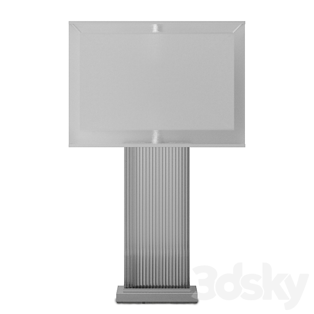 Table lamp Dantone Home Charleston 2 3DS Max Model - thumbnail 6