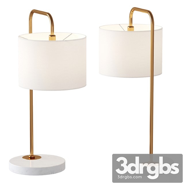 Table lamp dantone home rupert - thumbnail 1