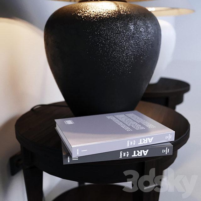 Table lamp Dantone Home Stonehenge and Coffee Table Rondo 3DSMax File - thumbnail 2