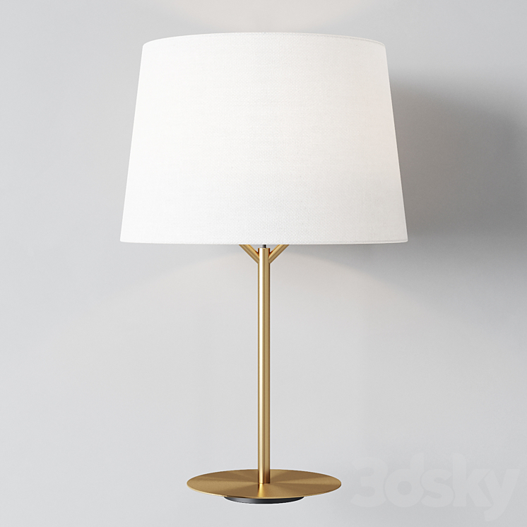 Table lamp Dantone Home Trenton 3DS Max Model - thumbnail 1