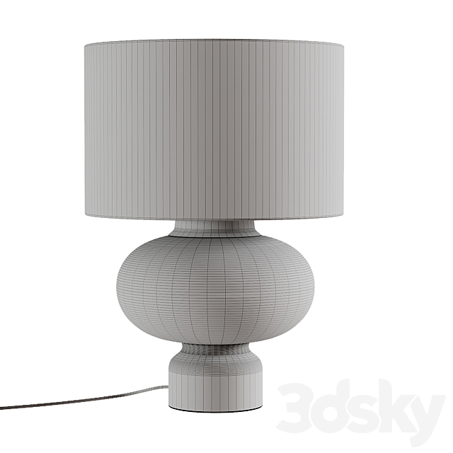 Table lamp EDMUND 3DS Max Model - thumbnail 3