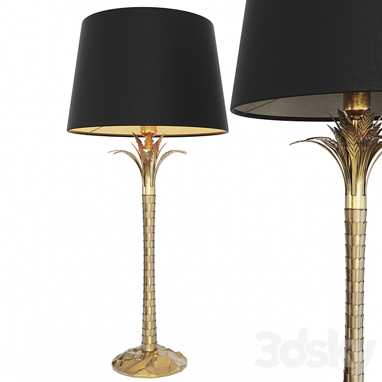 Table lamp Eichholtz 113737 Palm Harbor 3DS Max - thumbnail 1