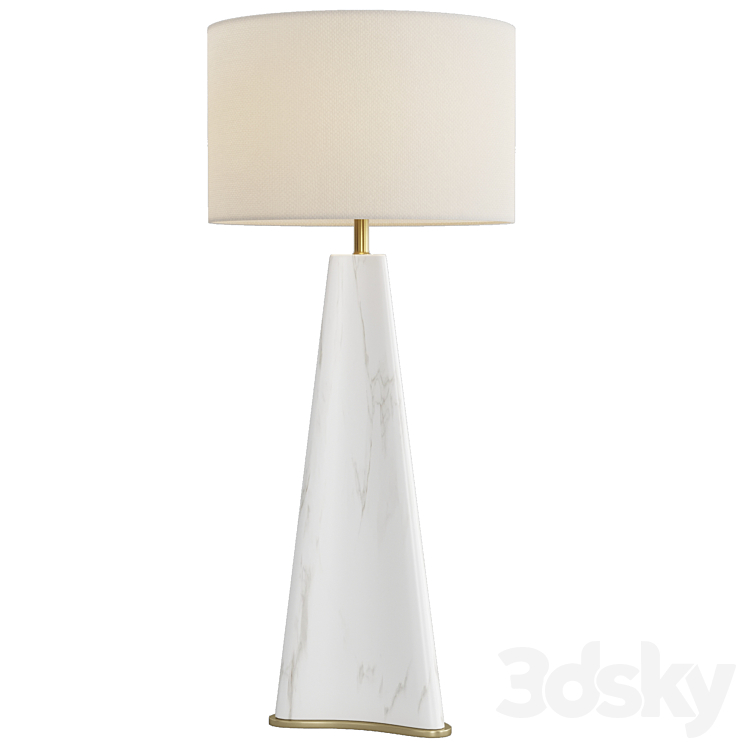 TABLE LAMP EICHHOLTZ 115374 BENSON 3DS Max - thumbnail 1