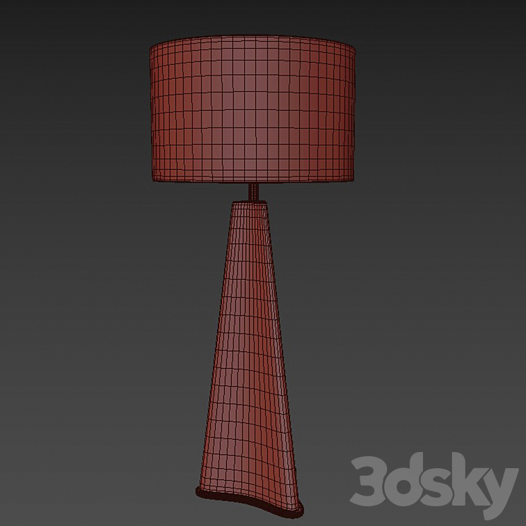 TABLE LAMP EICHHOLTZ 115374 BENSON 3DS Max - thumbnail 2