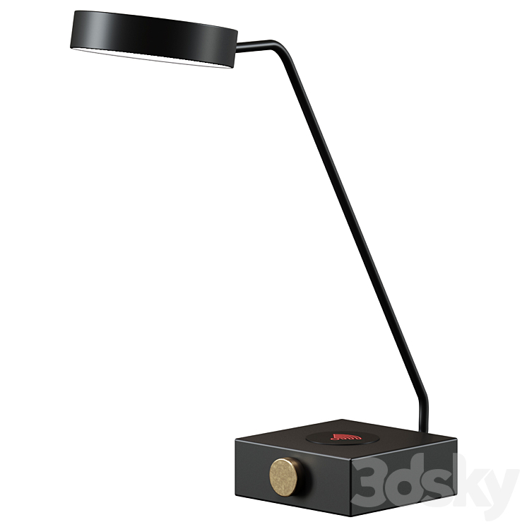 Table lamp Focus LED Charge Desk Lamp work lamp 3DS Max Model - thumbnail 1