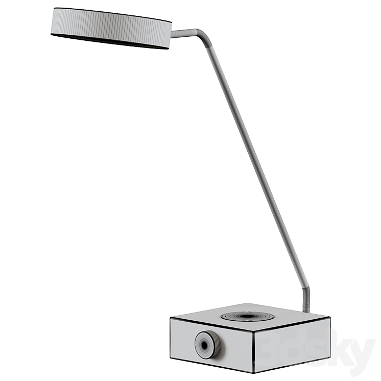 Table lamp Focus LED Charge Desk Lamp work lamp 3DS Max Model - thumbnail 2