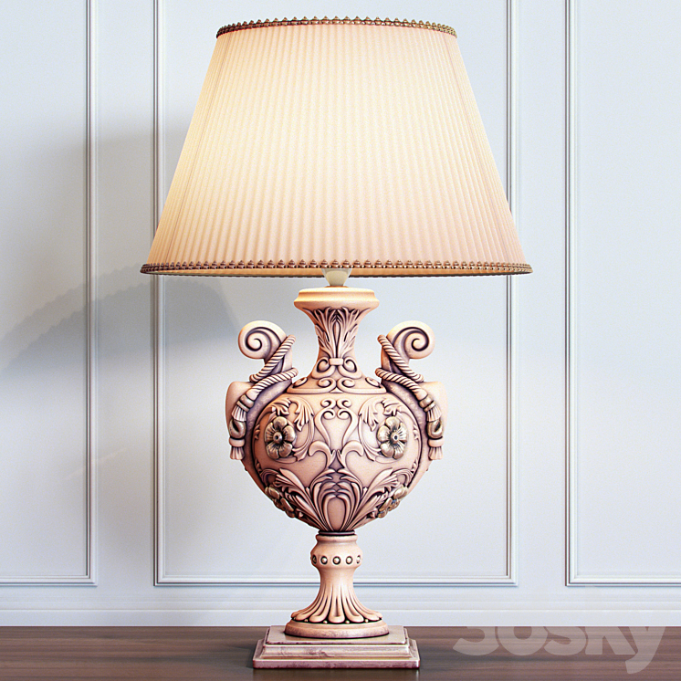 TABLE LAMP FRANCESCO PASI 2130 LCR \/ FA 3DS Max - thumbnail 1