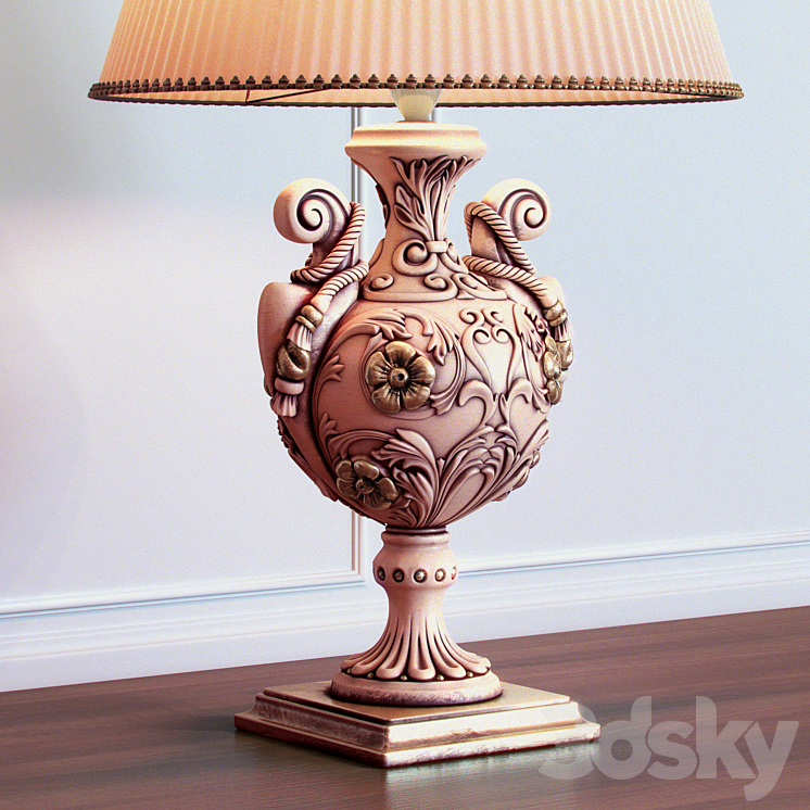 TABLE LAMP FRANCESCO PASI 2130 LCR \/ FA 3DS Max - thumbnail 2