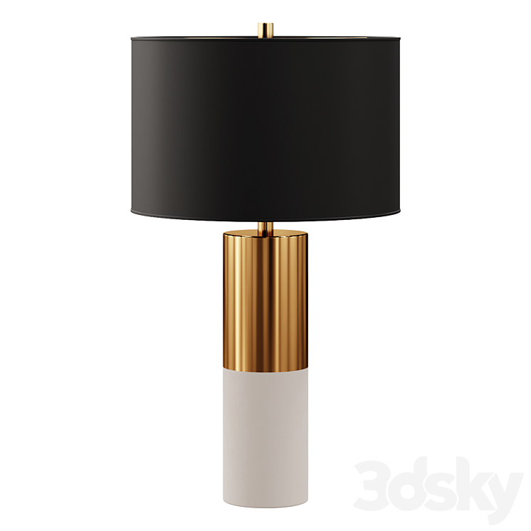 Table lamp Fulton Transitional Table Lamp 3DS Max Model - thumbnail 1