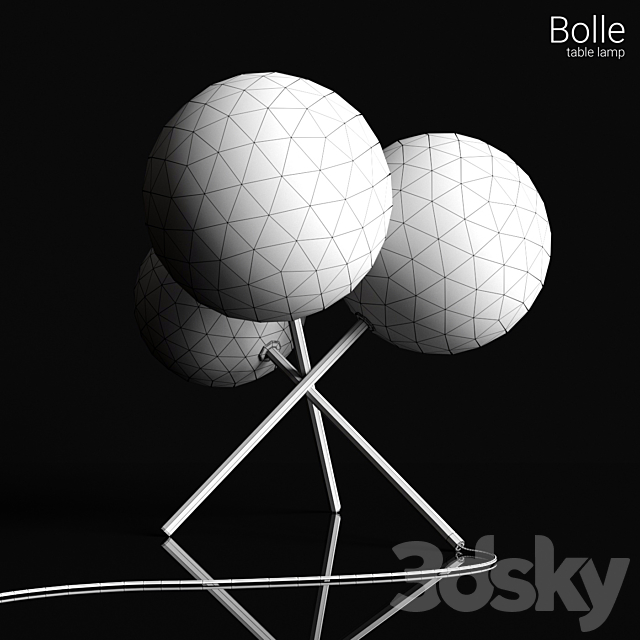 Table lamp Gallotti & Radice Bolle 3DSMax File - thumbnail 2