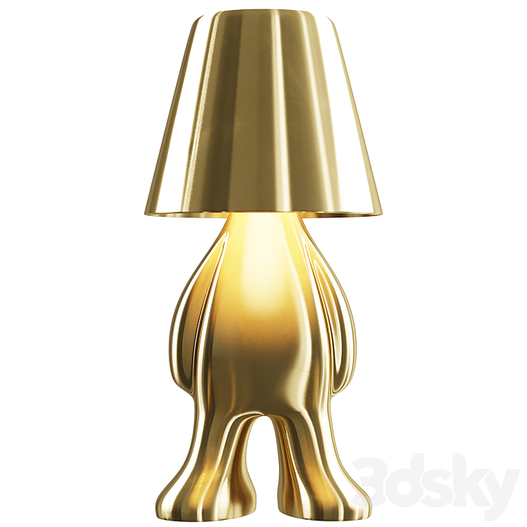 Table lamp GOLDEN BROTHERS By Qeeboo 3DS Max - thumbnail 1