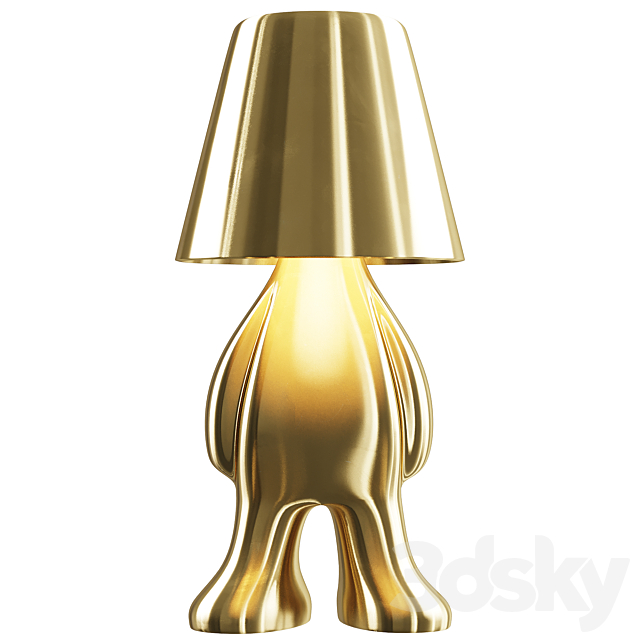 Table lamp GOLDEN BROTHERS By Qeeboo 3DSMax File - thumbnail 1