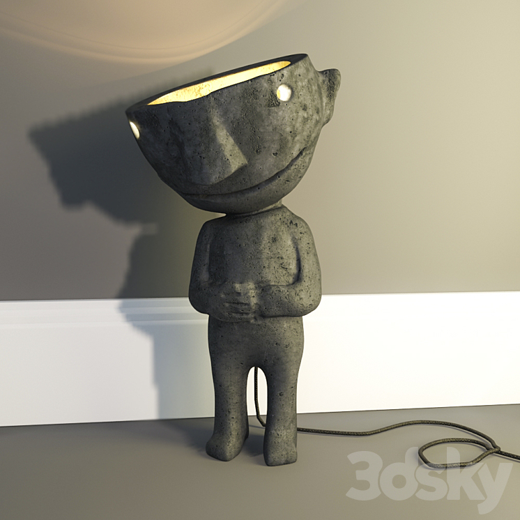 Table lamp handmade. 3DS Max - thumbnail 1