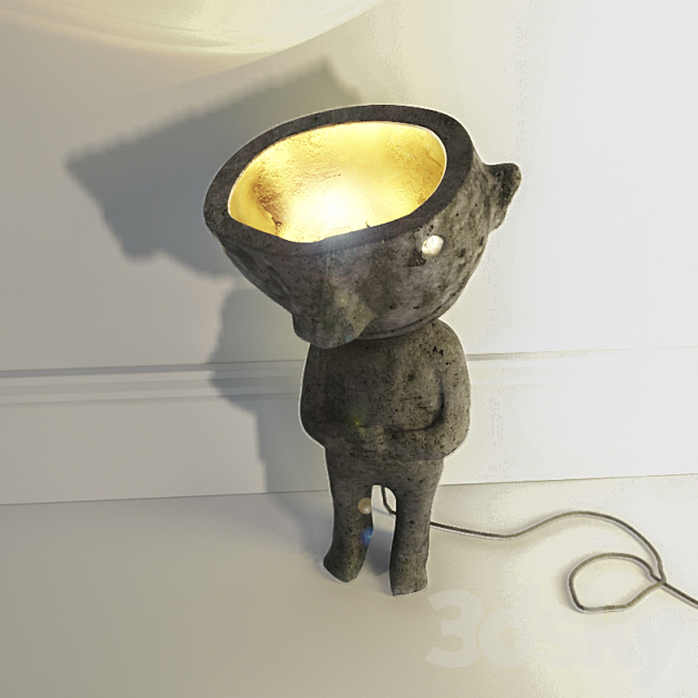 Table lamp handmade. 3DSMax File - thumbnail 2