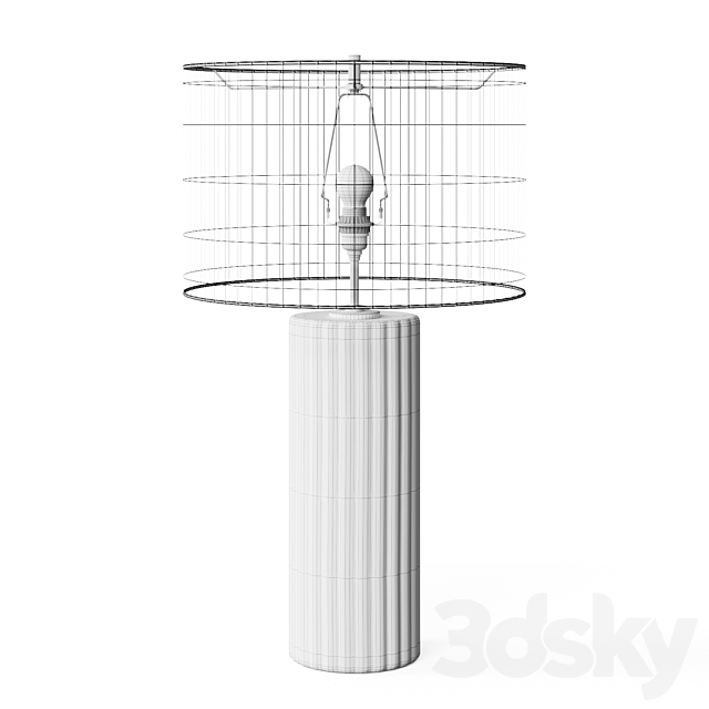 Table lamp Havana 3DSMax File - thumbnail 4