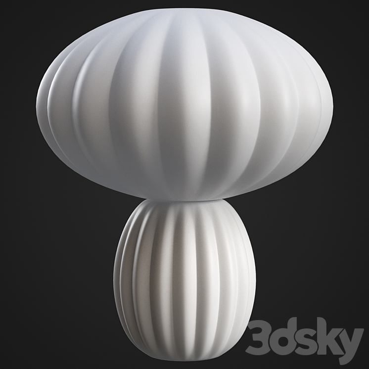 Table lamp Hubsch Opal 3DS Max - thumbnail 2