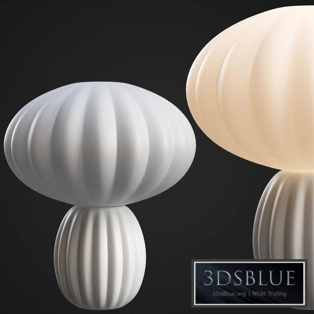 Table lamp Hubsch Opal 3DS Max - thumbnail 3