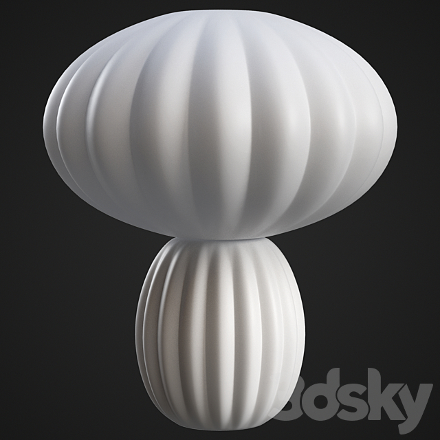 Table lamp Hubsch Opal 3DSMax File - thumbnail 2