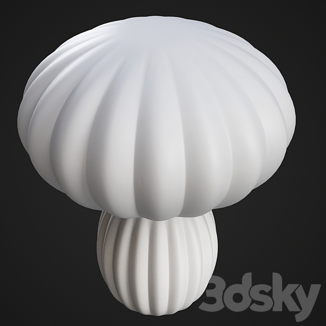 Table lamp Hubsch Opal 3DSMax File - thumbnail 4