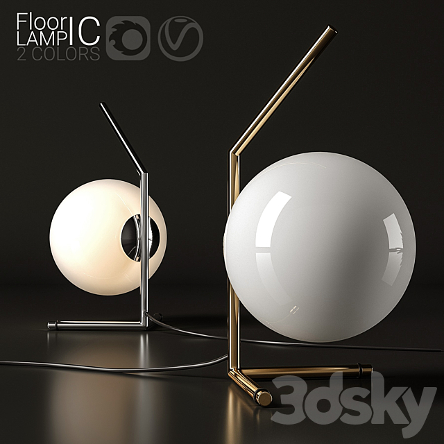 Table lamp IC 3DSMax File - thumbnail 1