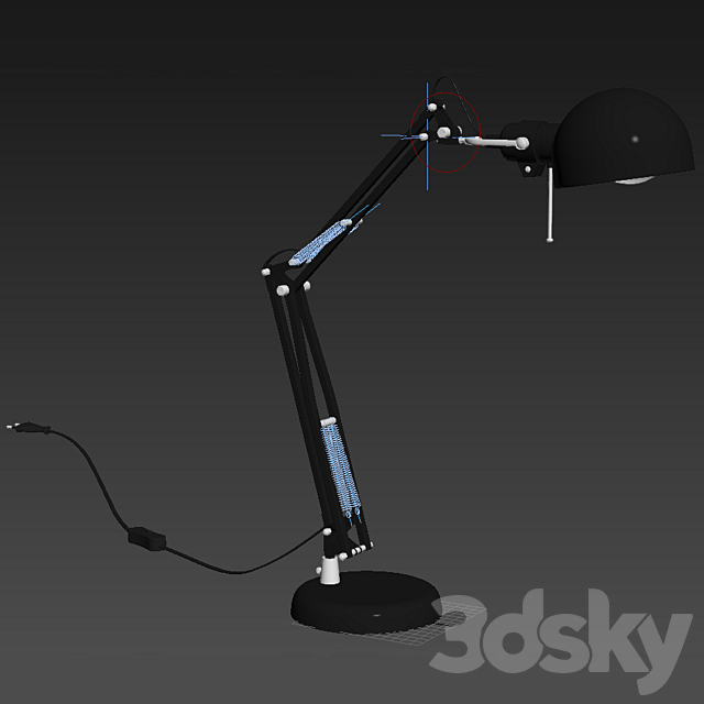 Table Lamp IKEA Forsa 3DSMax File - thumbnail 2