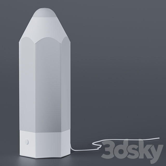 Table lamp IKEA Pelarboj 3DS Max Model - thumbnail 2