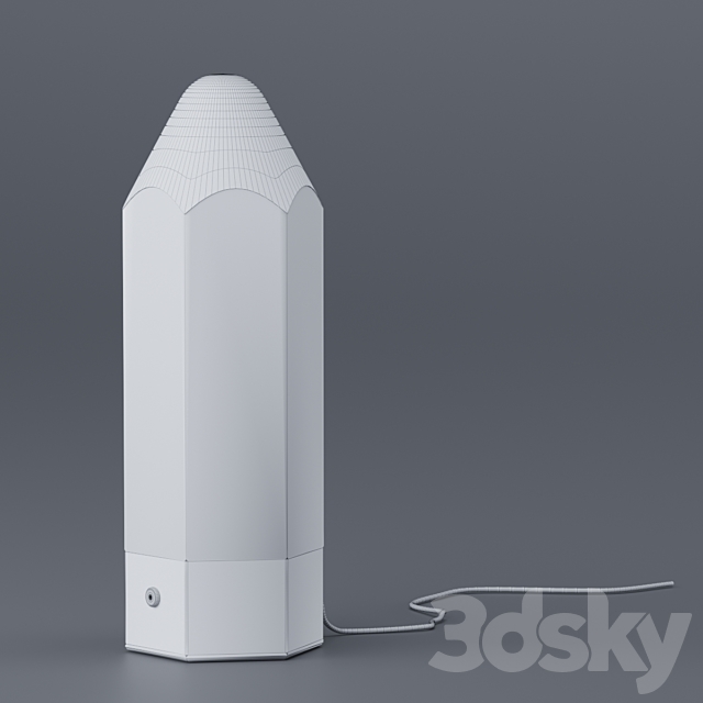 Table lamp IKEA Pelarboj 3DS Max Model - thumbnail 4