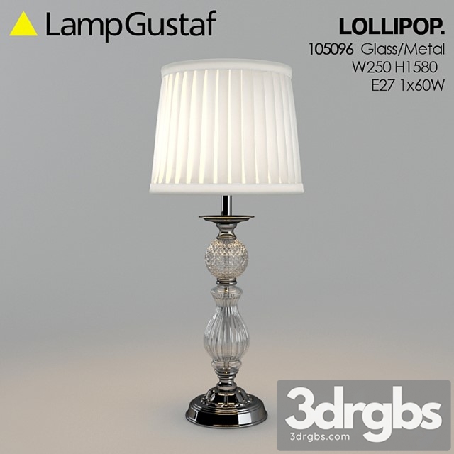 Table Lamp Lamp Gustaf Lollipop 3dsmax Download - thumbnail 1