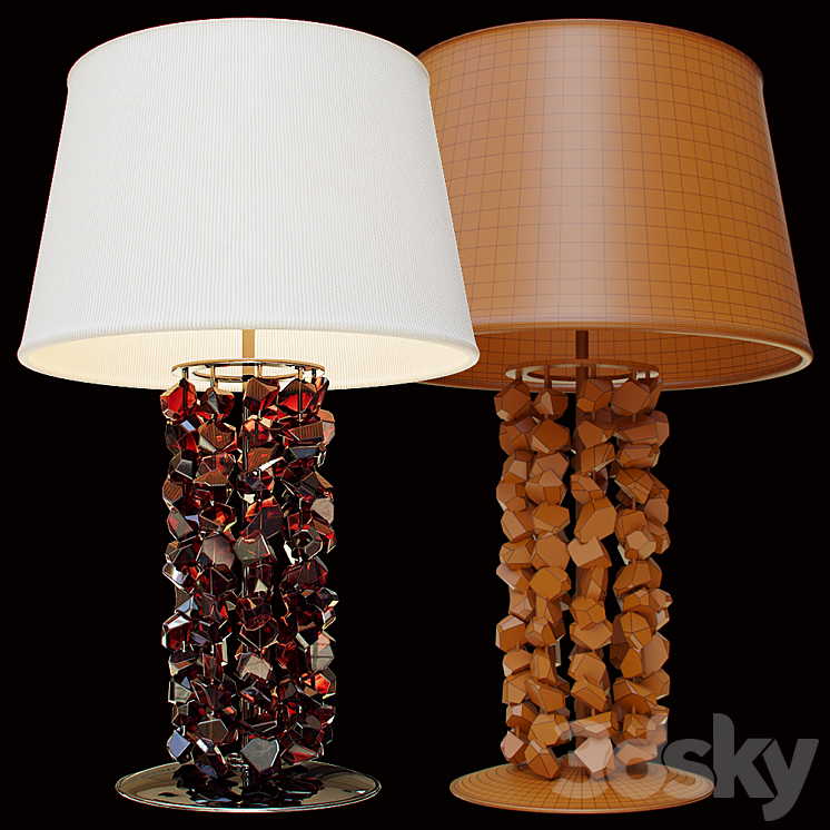 Table lamp Light Vargov 3DS Max - thumbnail 1