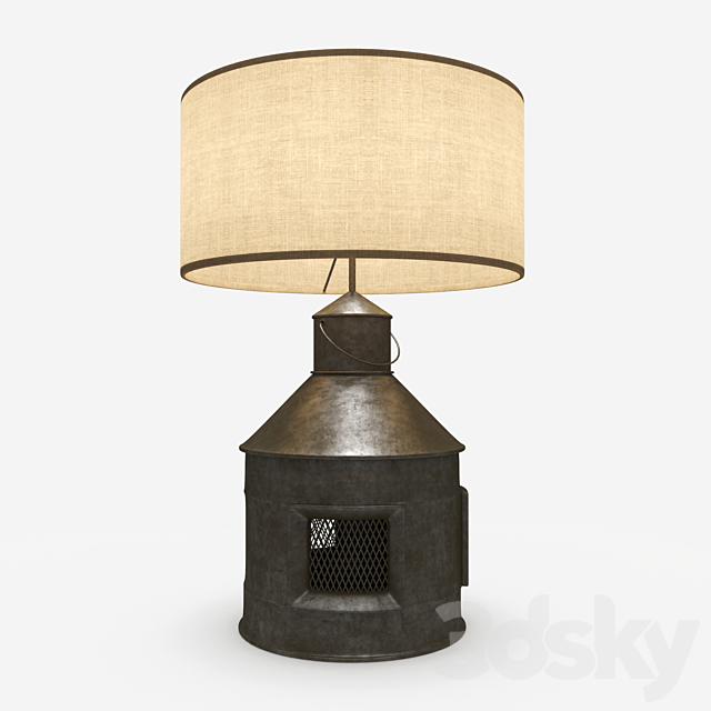 Table lamp loft sryle 3DSMax File - thumbnail 1