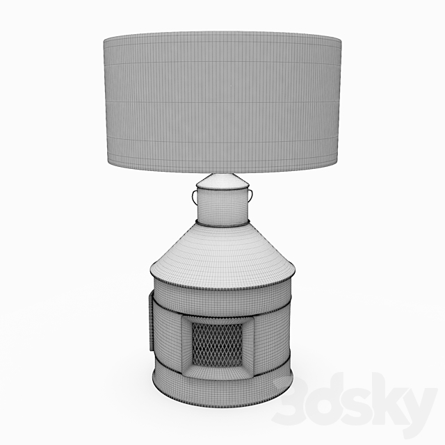 Table lamp loft sryle 3DSMax File - thumbnail 3