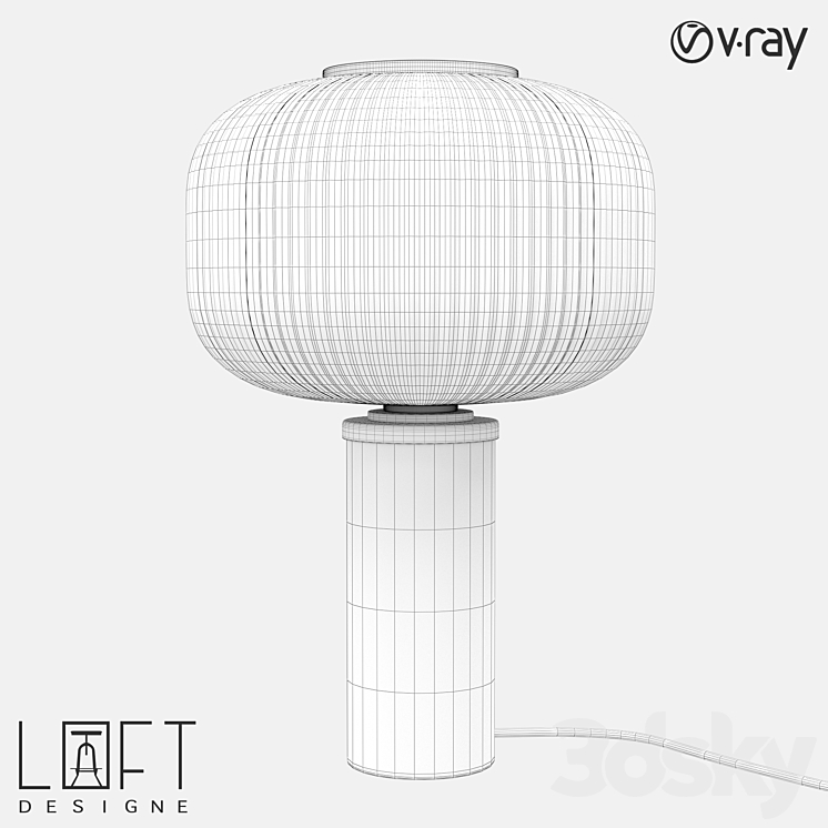 Table lamp LoftDesigne 1364 model 3DS Max - thumbnail 2