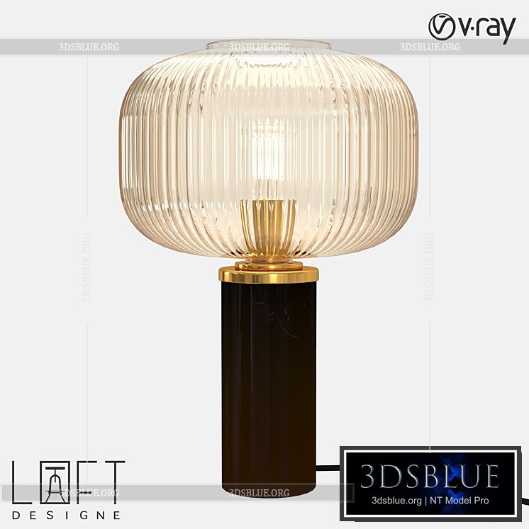 Table lamp LoftDesigne 1364 model 3DS Max - thumbnail 3