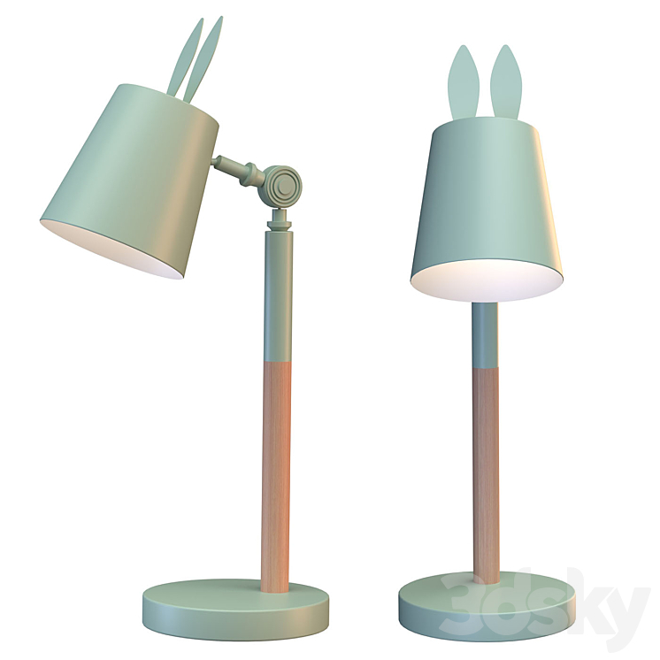 Table lamp LZPZ RUI 3DS Max Model - thumbnail 1