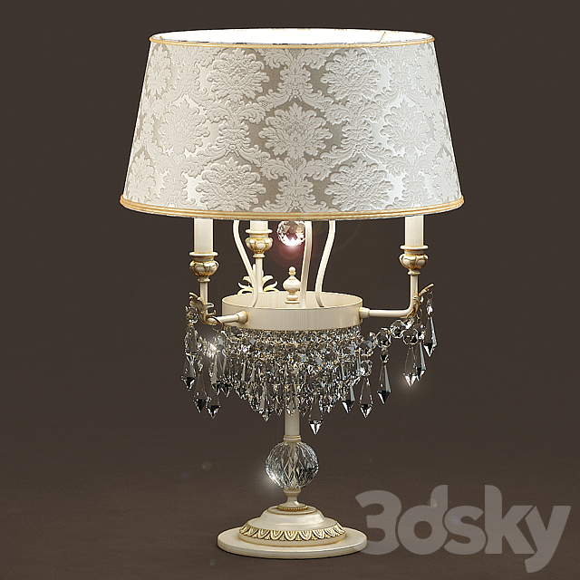 Table lamp Masiero GLASSE TL3 P01 3DSMax File - thumbnail 1