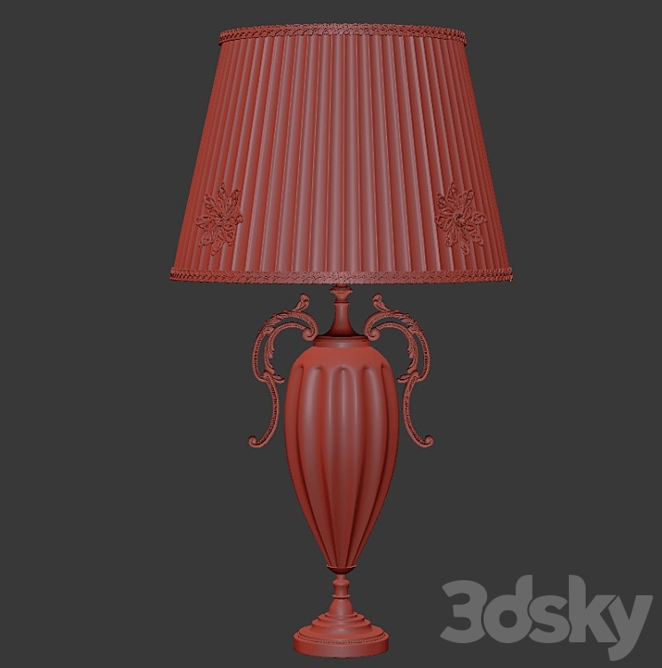 Table lamp MASIERO PRIMADONNA TL1G G01 3DS Max - thumbnail 2