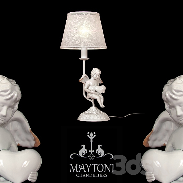 Table lamp Maytoni ARM392-11-W 3DSMax File - thumbnail 1