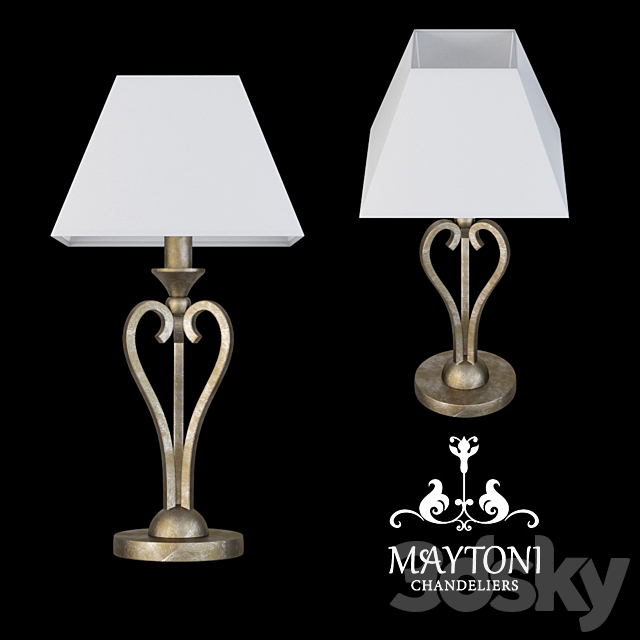 Table lamp Maytoni ARM854-11-G 3DSMax File - thumbnail 1