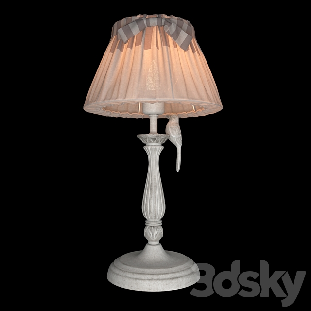 Table lamp Maytoni Bird ARM013-11-W 3DSMax File - thumbnail 1