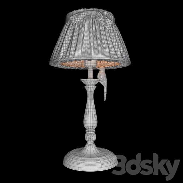 Table lamp Maytoni Bird ARM013-11-W 3DSMax File - thumbnail 2